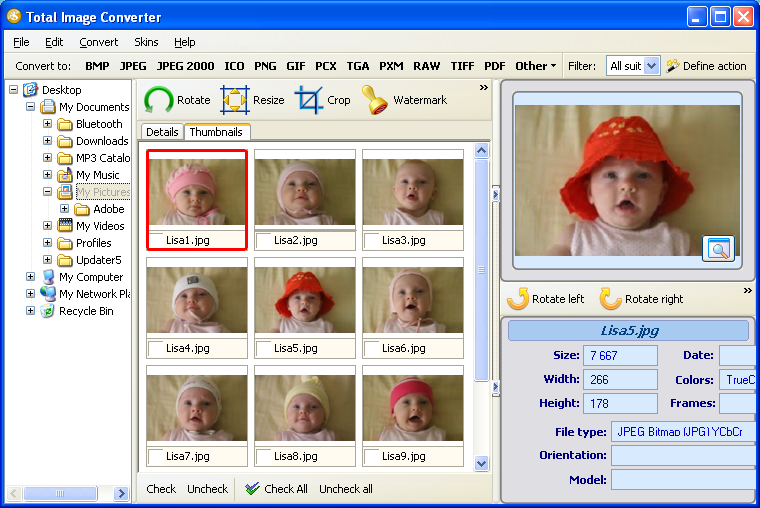 Total Image Converter Screenshot